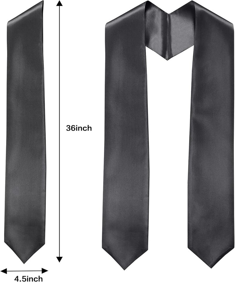 Misscom Unisex Adult Graduation Stole Shawl 72" Long for Academic Commencements Shawl - Image 2